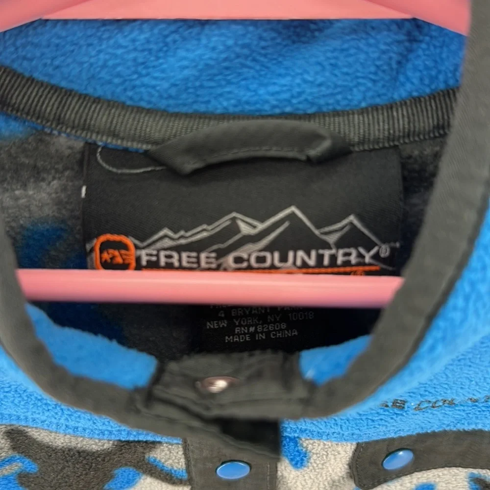 Free Country Boys‎ Blue pullover fleece live in it size 4
